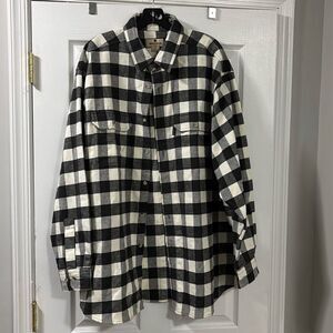 Woolrich Men's Pure Madras Cotton Flannel Checked Shirt size XL